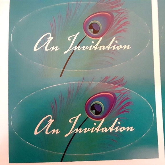 18 Peacock Feather Vellum Sheets for Scrapbooking & Crafting - Picture 6 of 6